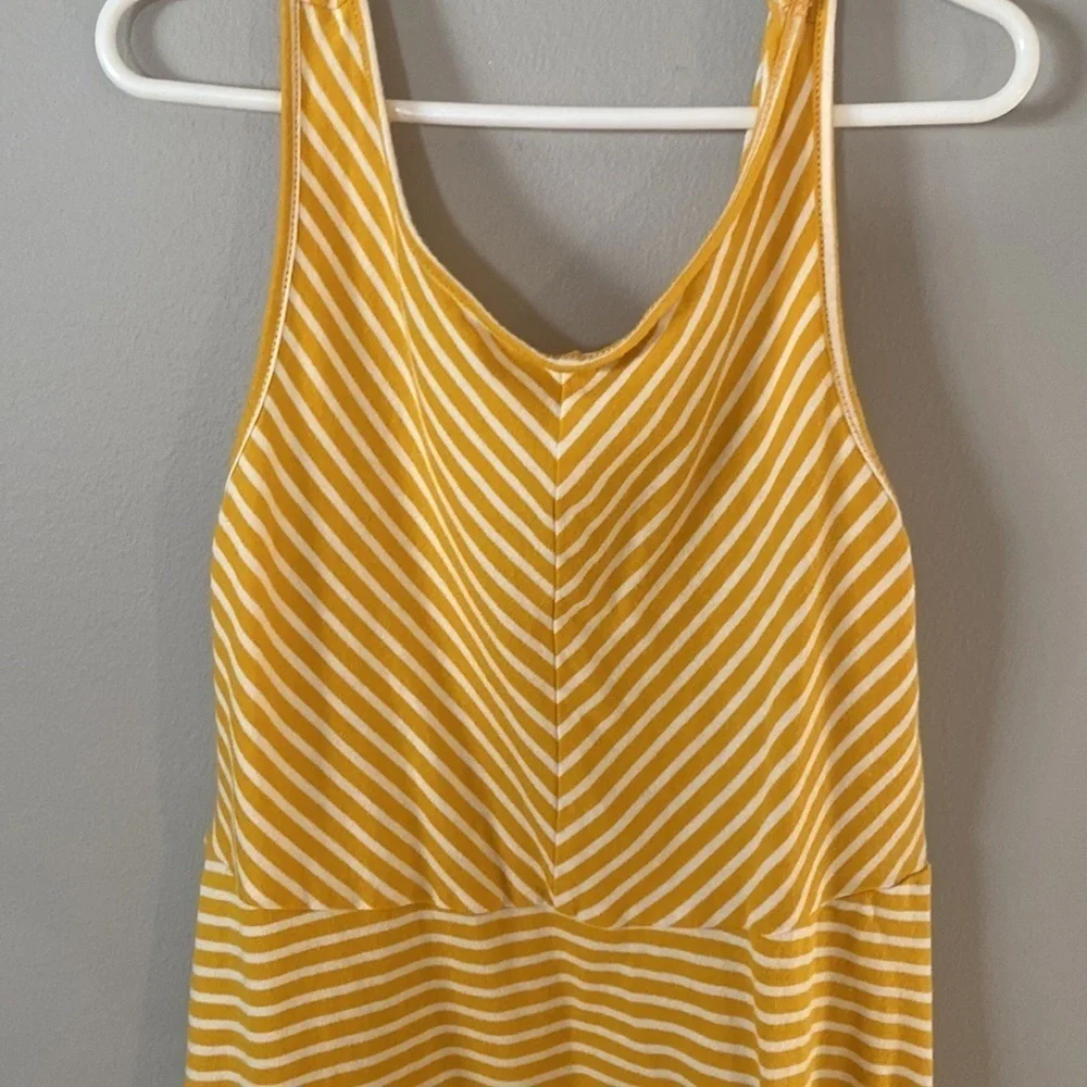 Old Navy Mustard Yellow Girls Tank Dress 8 (M)